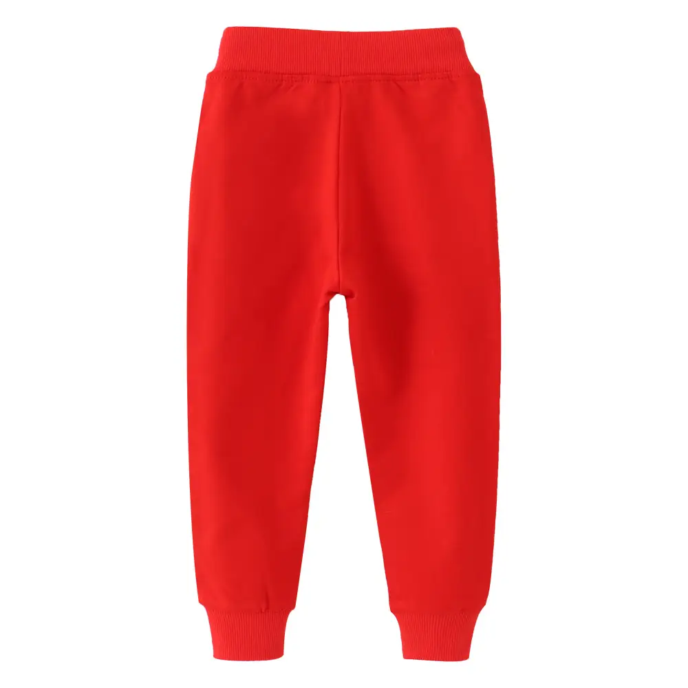 Red Cotton Drawstring Shorts for Boys Girls