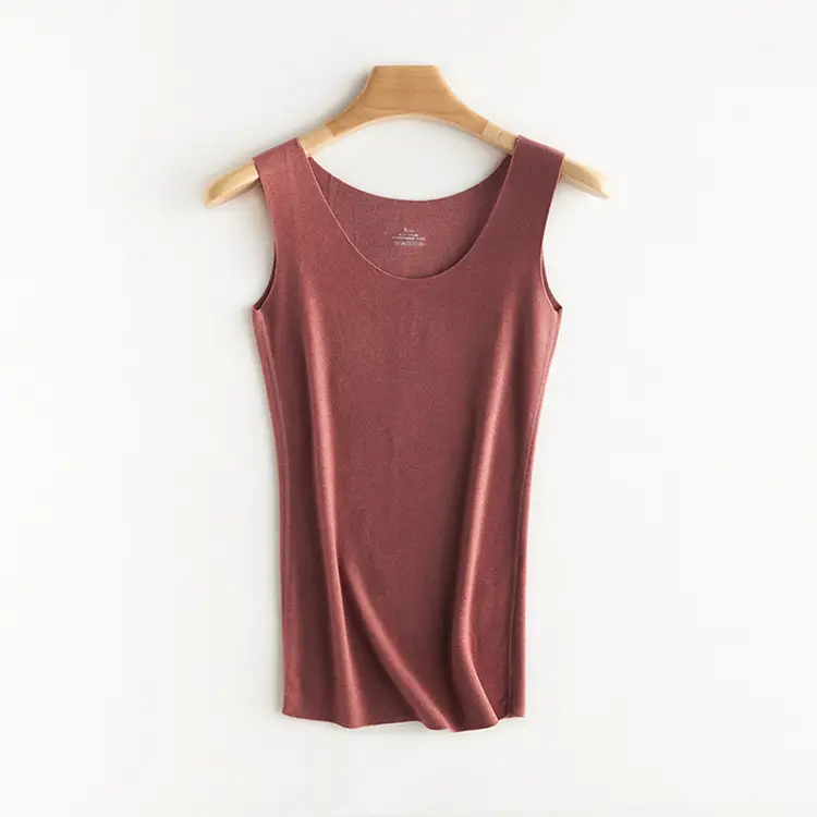 Women's Purple Thermal Sleeve Vest Slim Fit Round Neck - Image 6