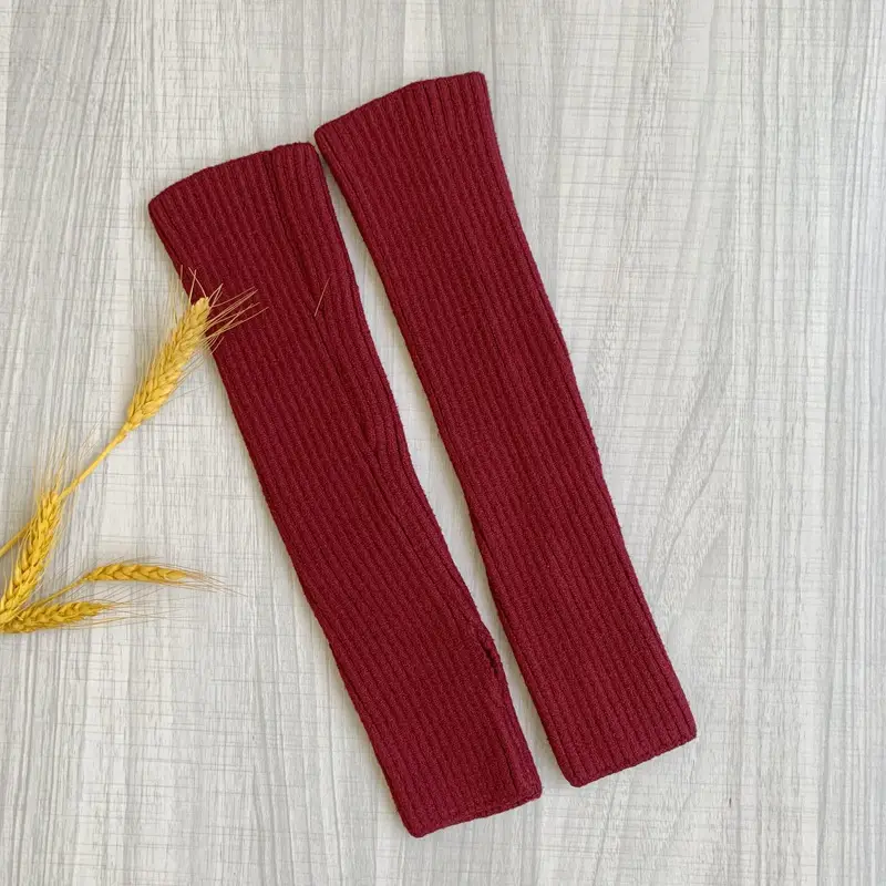 Girls Winter Dance Coat Maroon Long Sleeve Shorts Set - Image 28