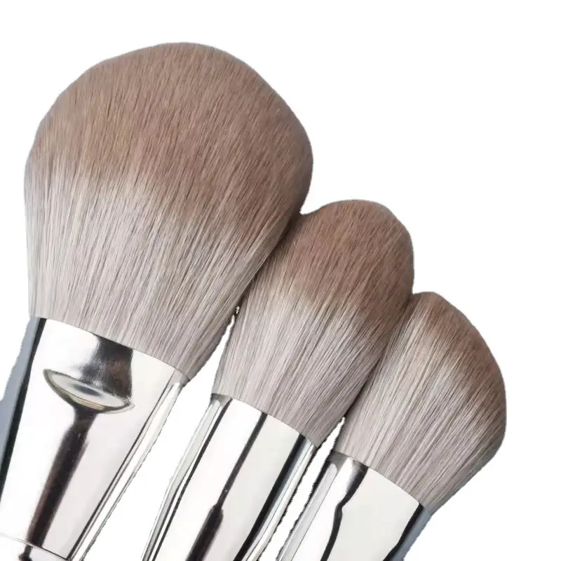 Gray Makeup Brushes Set for Makeup Artists - Image 8