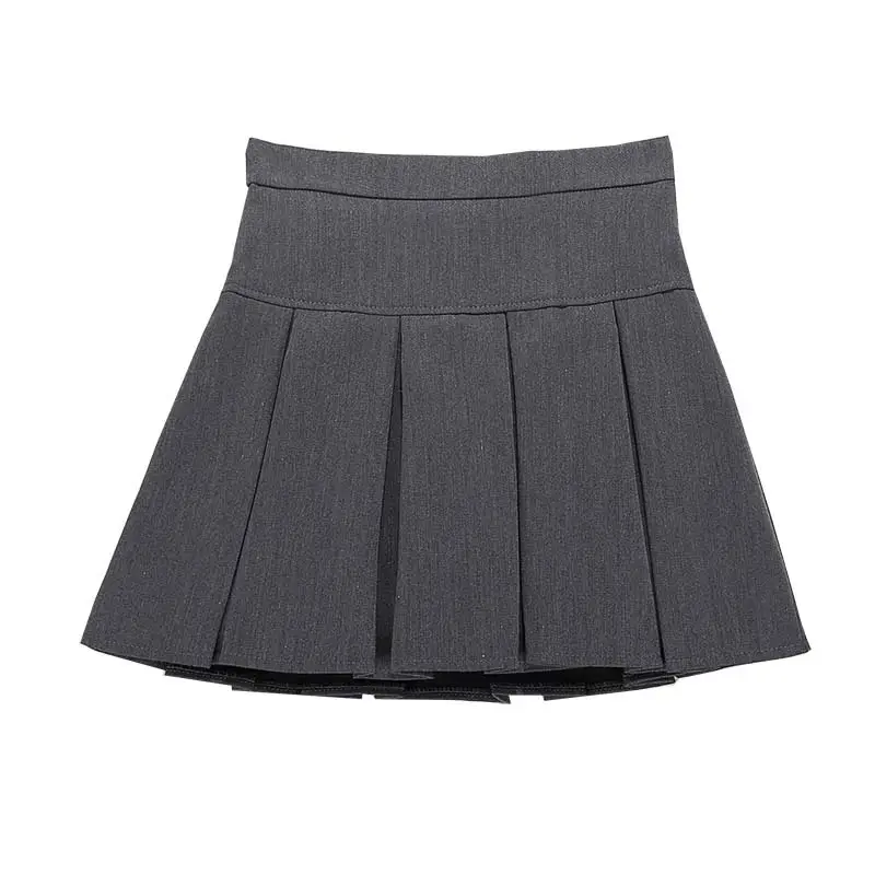 Black Pleated High Waist Slimming Skirt Women - Image 9