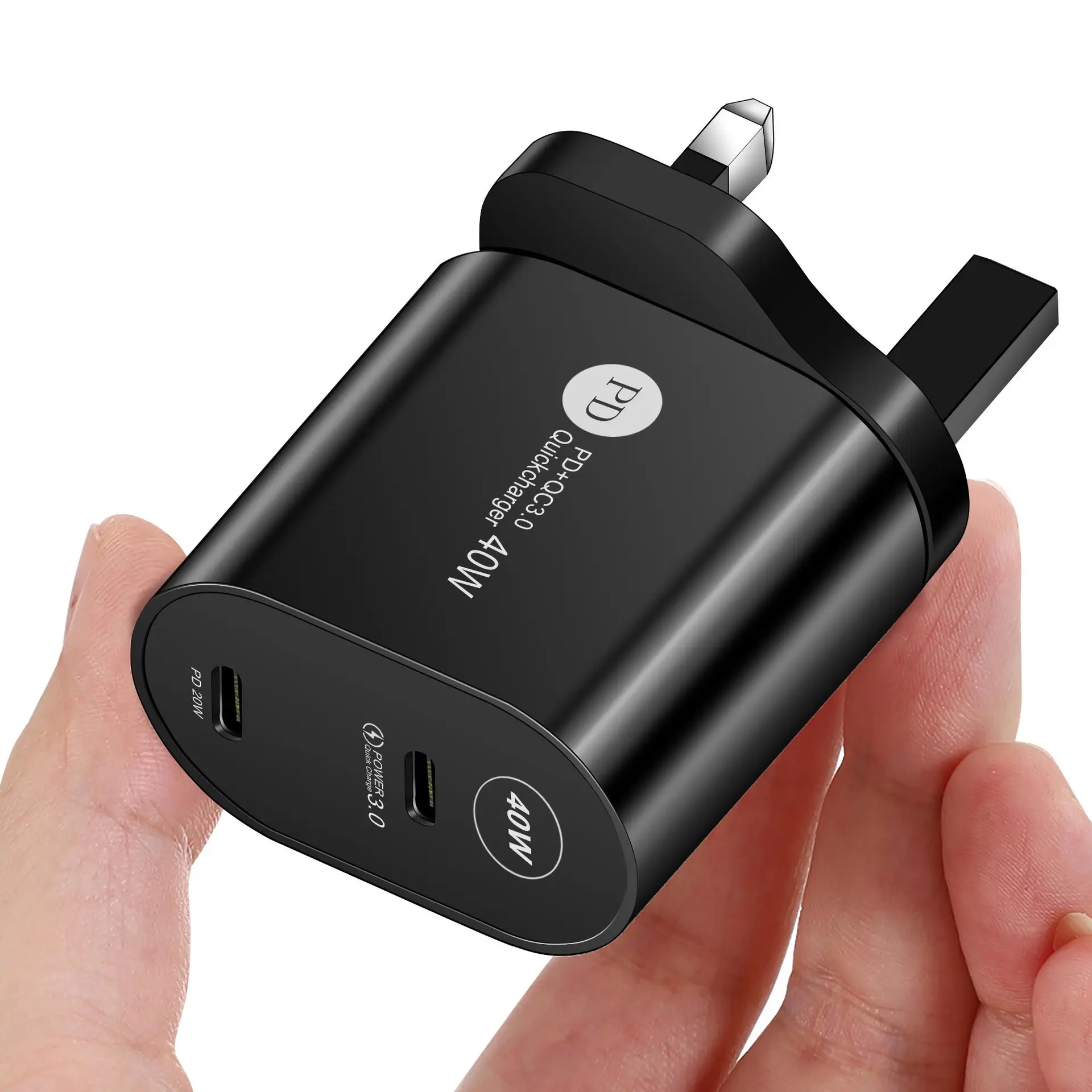 Double PD 40W Fast Charging Phone Charger Type-C - Image 5