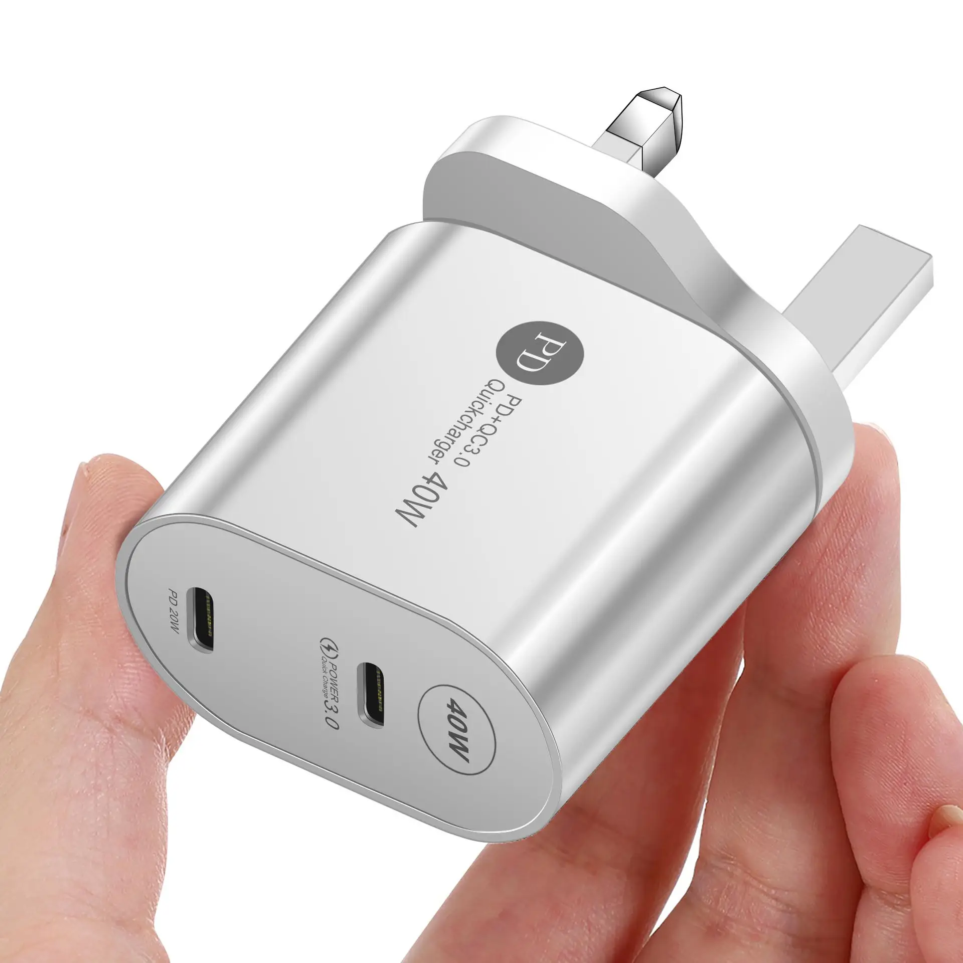 Double PD 40W Fast Charging Phone Charger Type-C - Image 6