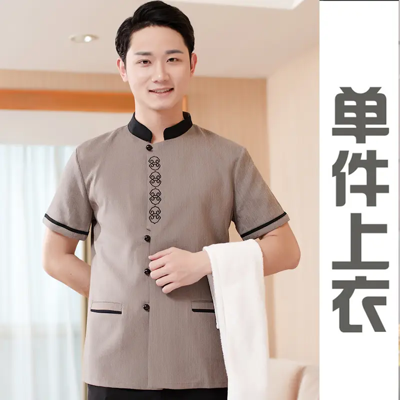 Women's Grey Button-Down Shirt for Home & Office