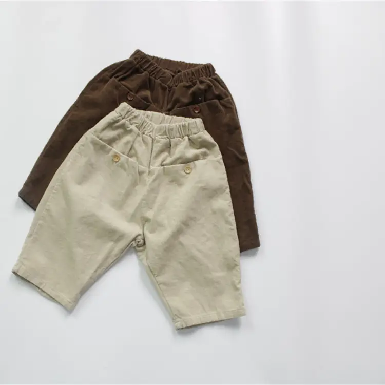 New Kids Cotton Fleece Lined Shorts Brown Beige — feature 13