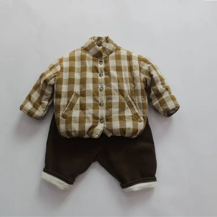 New Kids Cotton Fleece Lined Shorts Brown Beige — feature 5