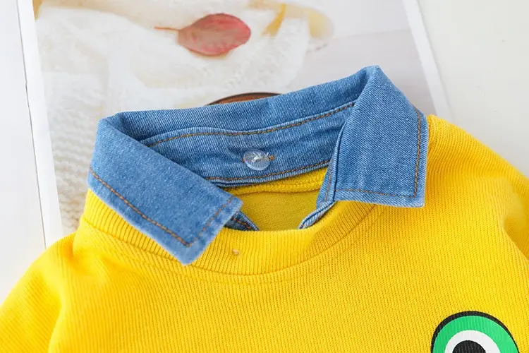 Children's Cartoon Long Sleeve Lapset Korean Style 1-3Yr Set — feature 6