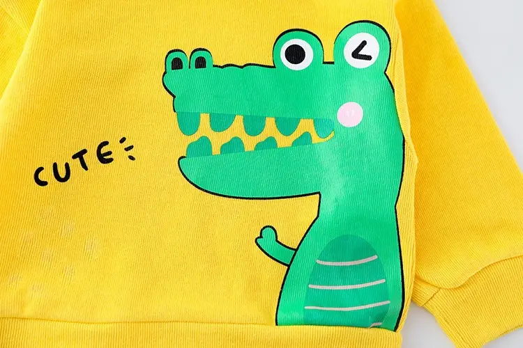 Children's Cartoon Long Sleeve Lapset Korean Style 1-3Yr Set — feature 7