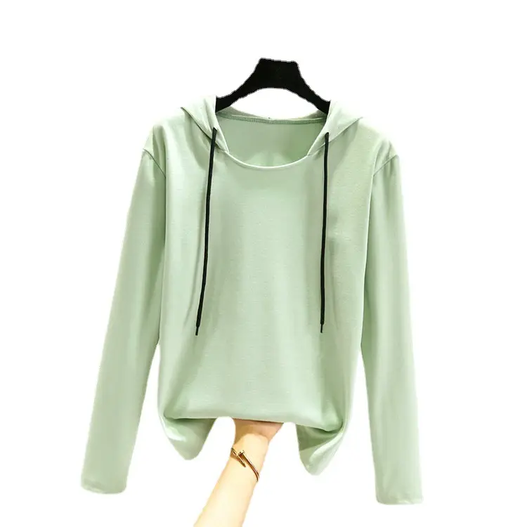 2022 Velvet Hoodie Women Loose Long Sleeve Drawstring - Image 10