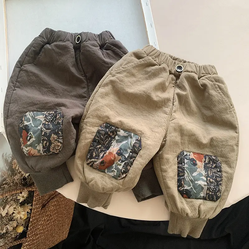 Winter Fleece Lined Pants for Boys Girls 2025 - Image 3
