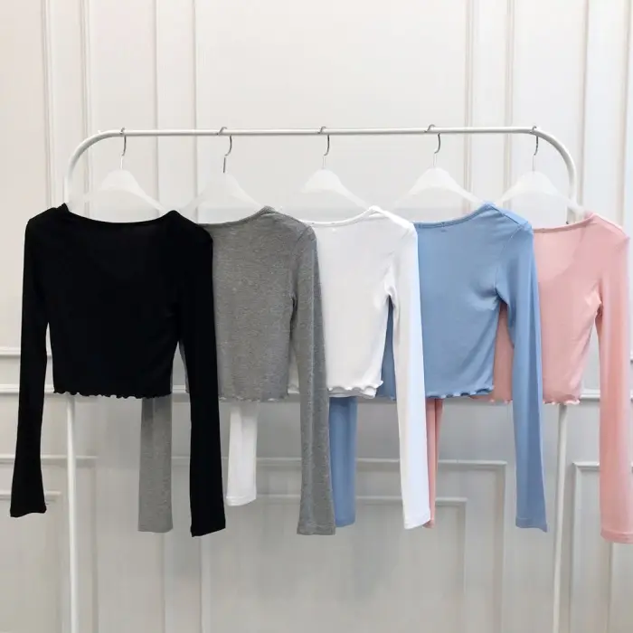 Black Long Sleeve Cardigan & Gray Skirt Two-Piece Set for Women — feature 23