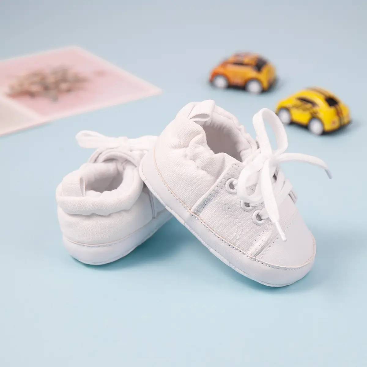 Toddler Shoes White Non-Slip Soft Sole - Image 5