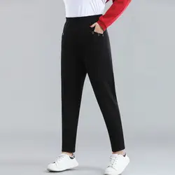 Plus Size Women's Black Stretch Boot-Cut Pants — feature 10