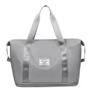 Pink Logo Travel Fitness Bag Large Capacity