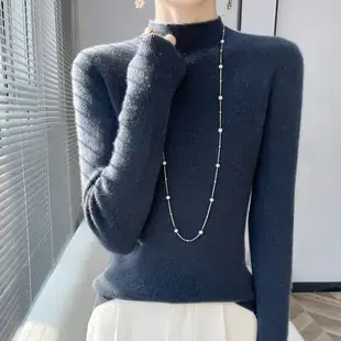 Women Red Knitted V-Neck Cardigan Long Sleeve — feature 1