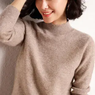 Women Red Knitted V-Neck Cardigan Long Sleeve — feature 25