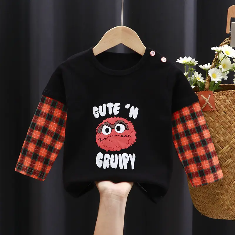 Children's Cotton T-Shirt Yellow Smile Print - Image 10