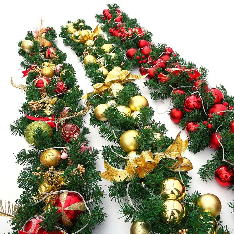 2.7m Christmas Tree Wreath with Pinecones and Red Berries