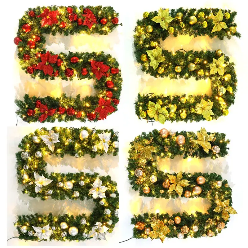 2.7m Christmas Tree Wreath with Pinecones and Red Berries