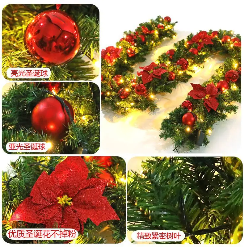 2.7m Christmas Tree Wreath with Pinecones and Red Berries — feature 14