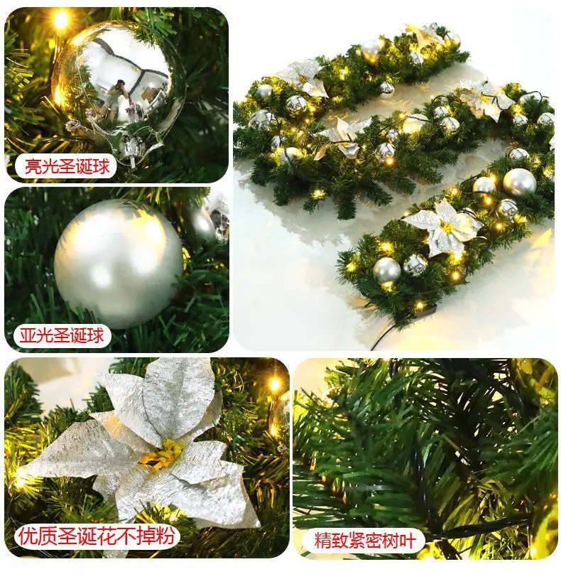 2.7m Christmas Tree Wreath with Pinecones and Red Berries — feature 16