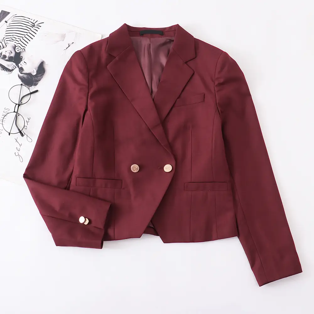 JK Uniform Embroidered Cardigan Sweater Red Coat Female College Style New Year Christmas Suit