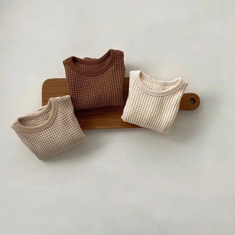Baby Waffle T-Shirt Boys Autumn Top