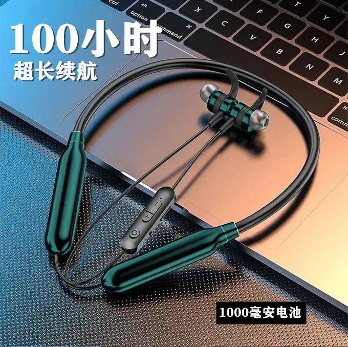 Wireless Neck Headset 100h Playtime Red Bluetooth - Image 8