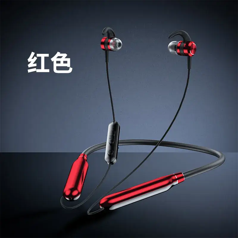 Wireless Neck Headset 100h Playtime Red Bluetooth - Image 5
