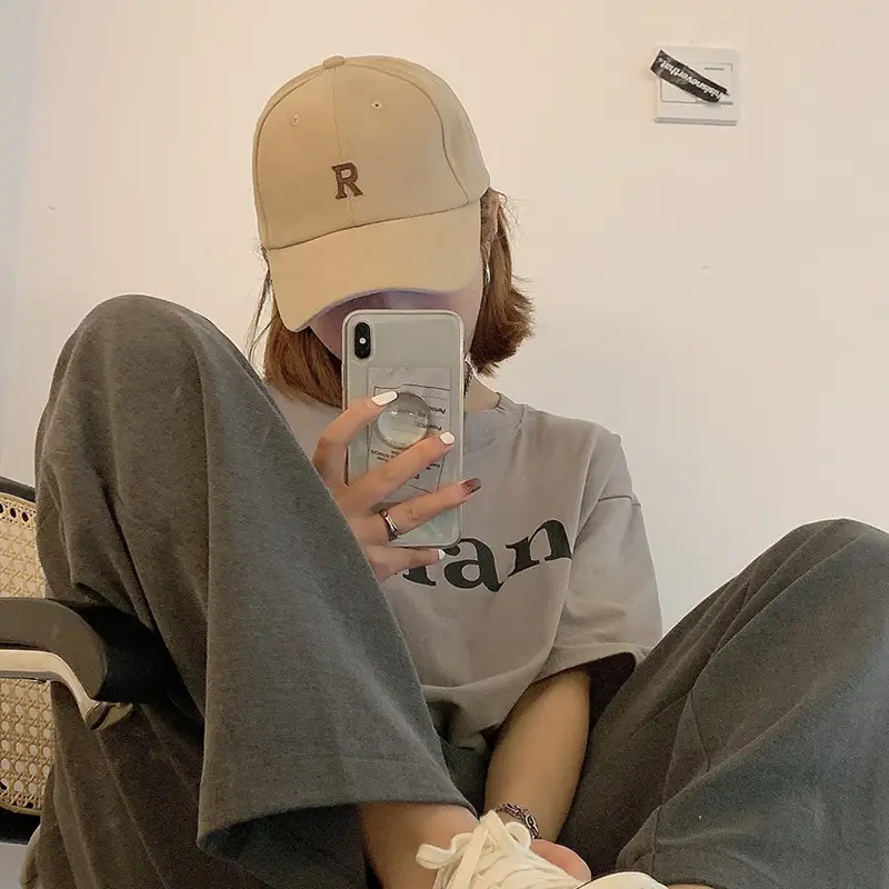 Women K-Style Baseball Cap Sunshade Peaked Cap - Image 10