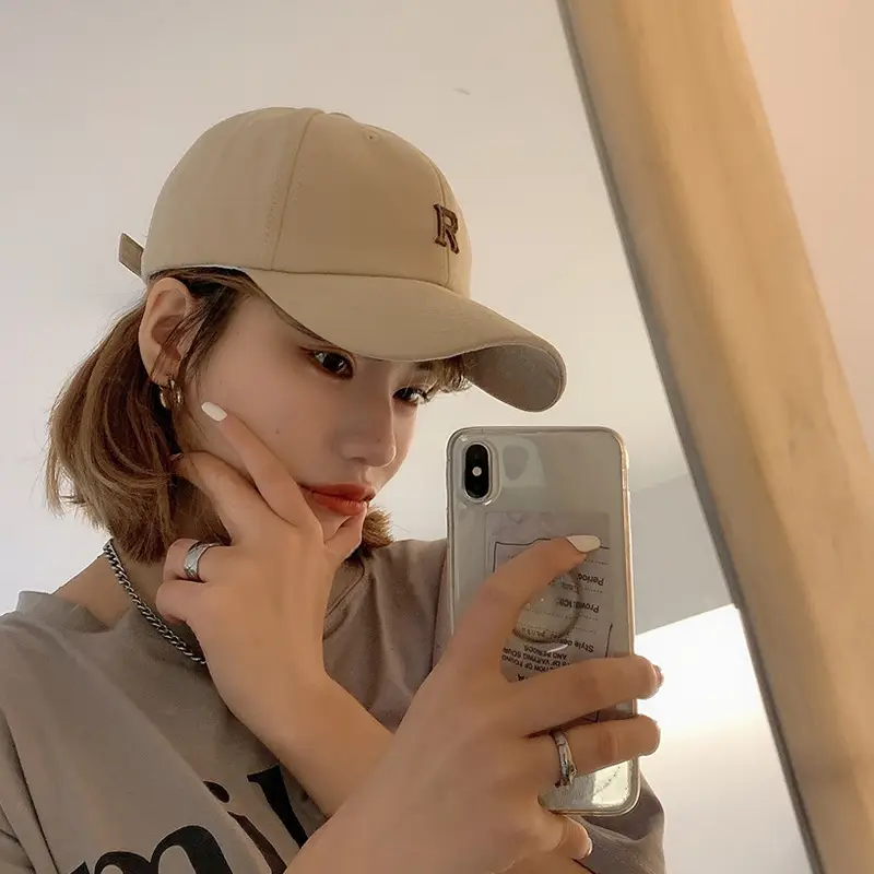 Women K-Style Baseball Cap Sunshade Peaked Cap - Image 12