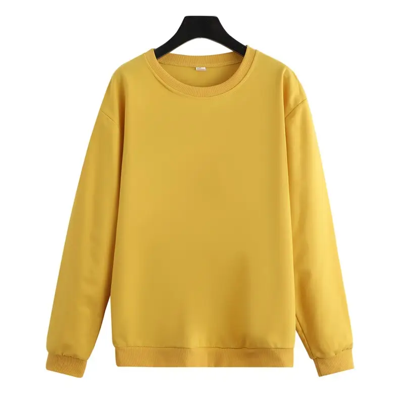 190g Crewneck Sweatshirt Women Autumn Winter Coat Loose Fit