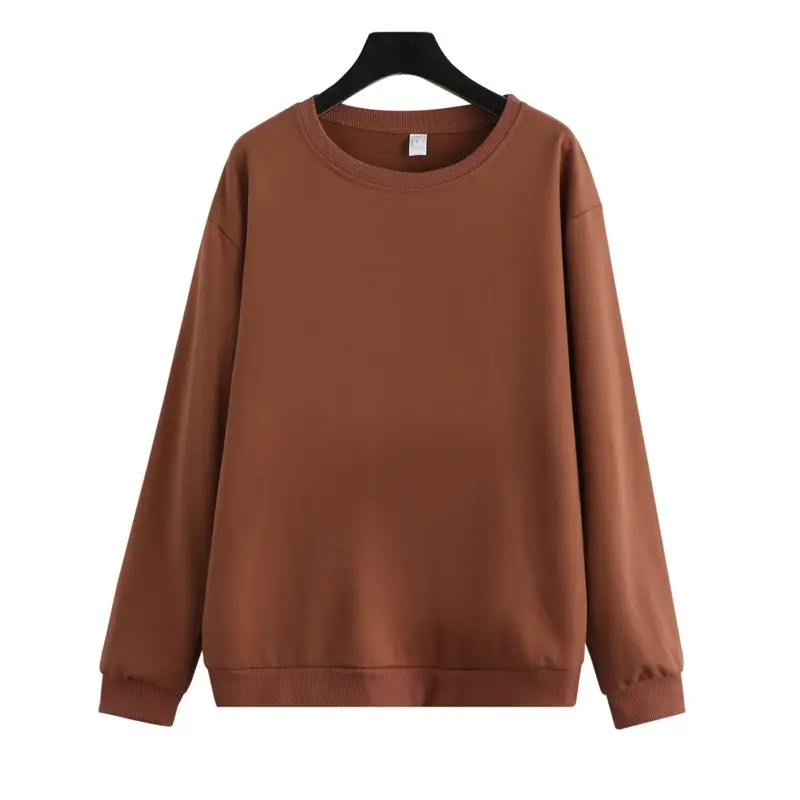 190g Crewneck Sweatshirt Women Autumn Winter Coat Loose Fit — feature 11