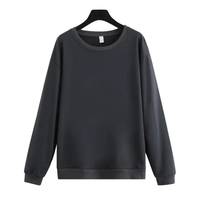 190g Crewneck Sweatshirt Women Autumn Winter Coat Loose Fit
