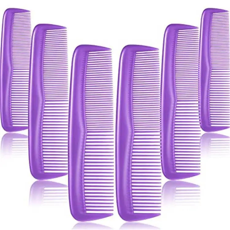 Blue Plastic Small Hair Combs for Kids Cutting - Image 3