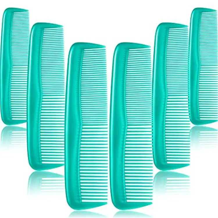 Blue Plastic Small Hair Combs for Kids Cutting - Image 7