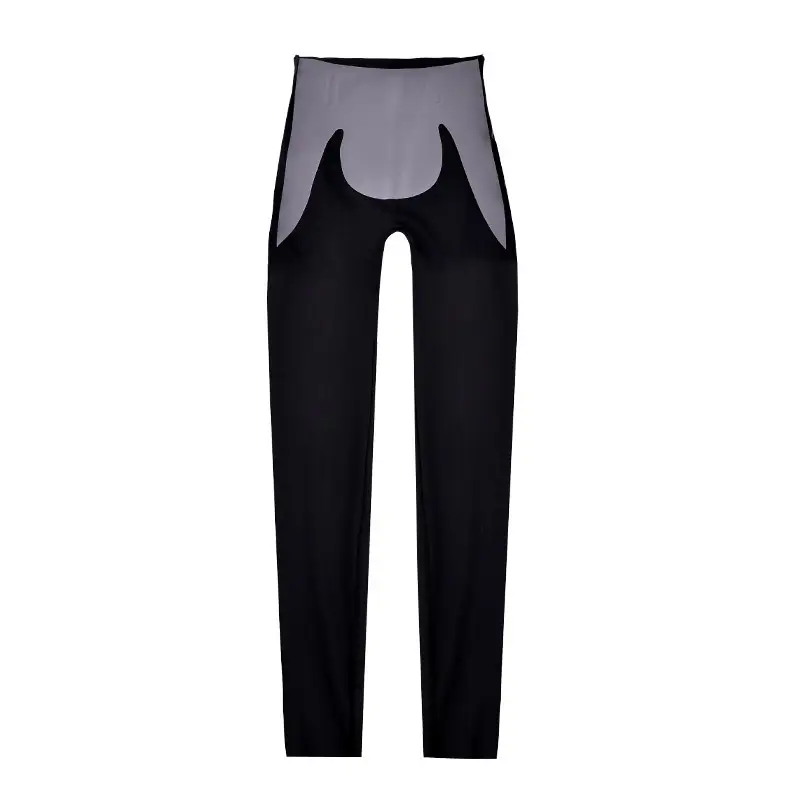 Women Shark Pants Waist Training Leggings Black Grey - Image 6