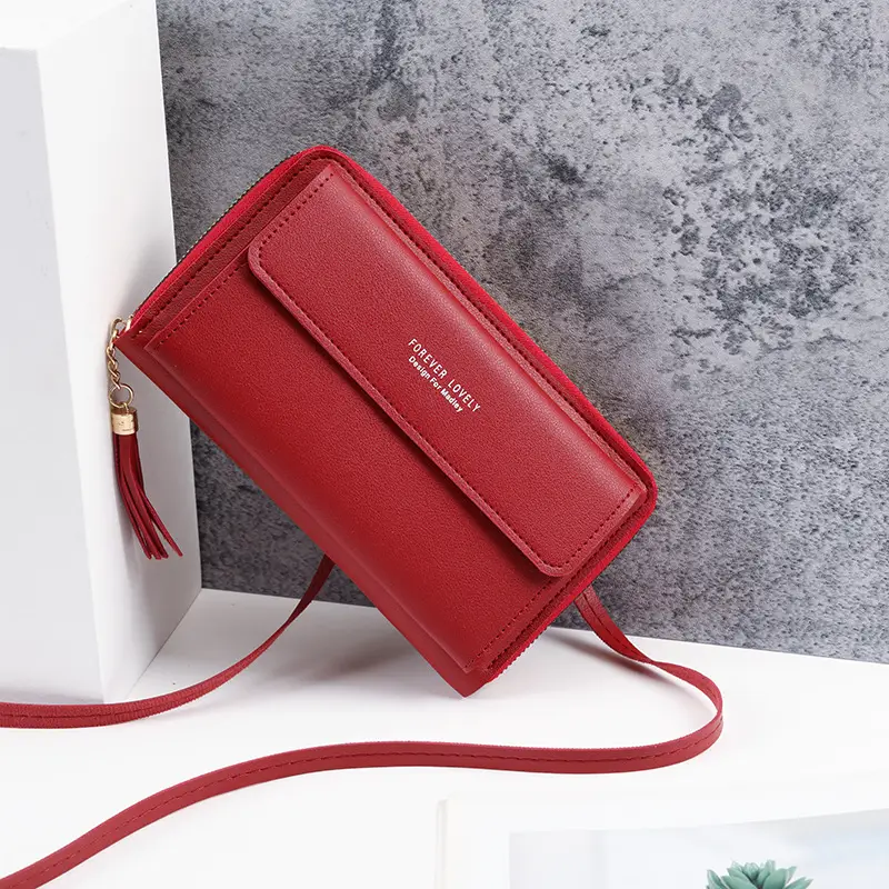 Red 2021 Multi-Functional Phone Bag for Women - Image 2