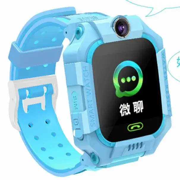 Factory Q19 Smart Phone Watch for Kids Blue - Image 2