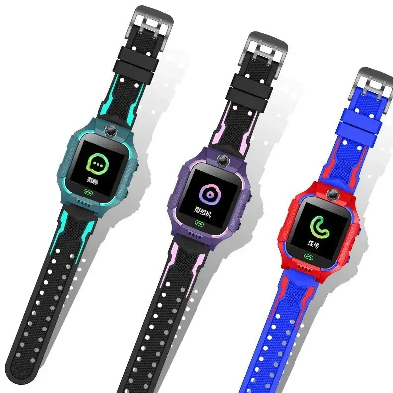 Factory Q19 Smart Phone Watch for Kids Blue - Image 3