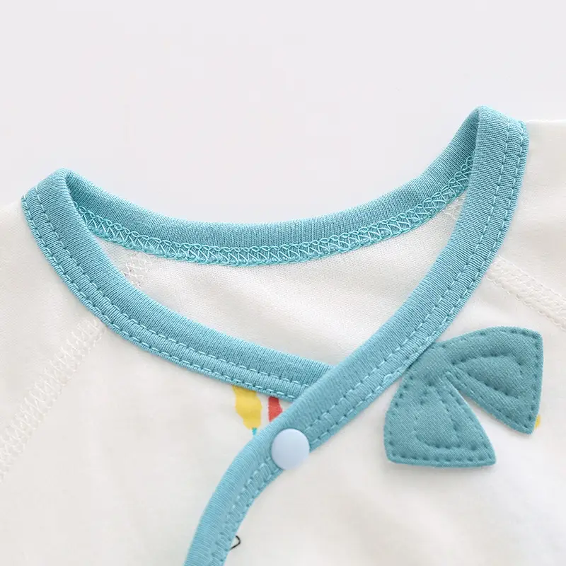 Newborn Pure Cotton Bird Print Jumpsuit for Boys Girls