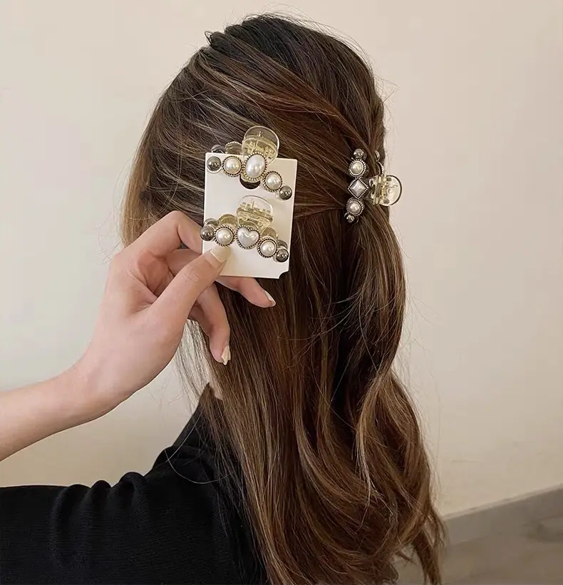 Vintage Pearl Hairpin Clip for Women - Image 5