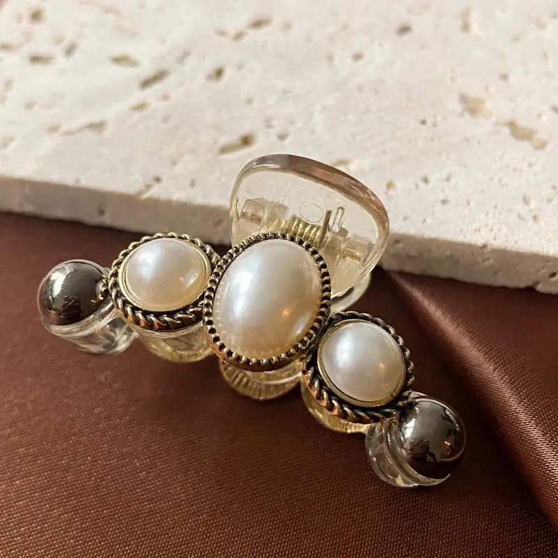 Vintage Pearl Hairpin Clip for Women - Image 2