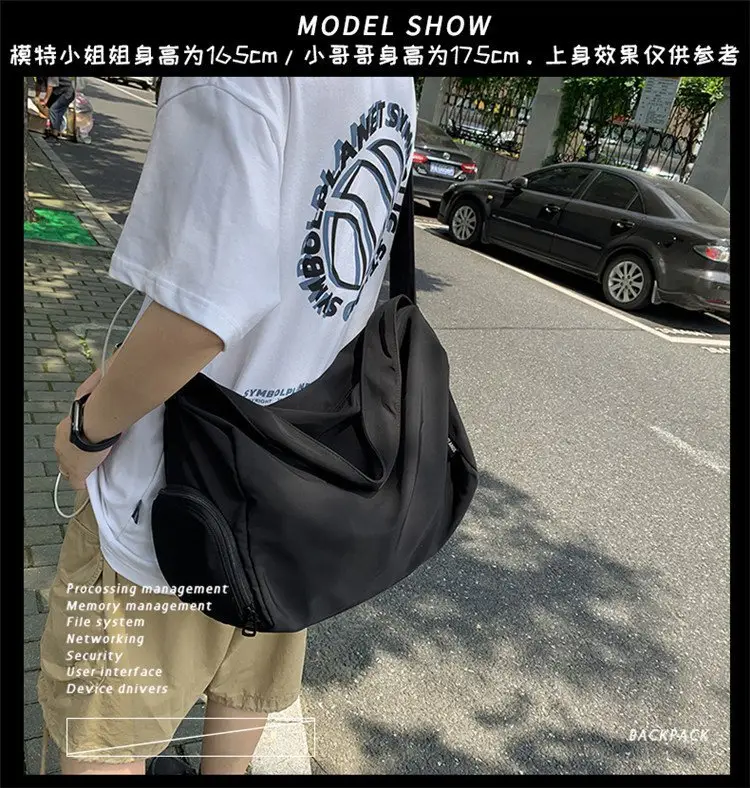 Women's Large Crossbody Bag Black 2021 Fashion — feature 3