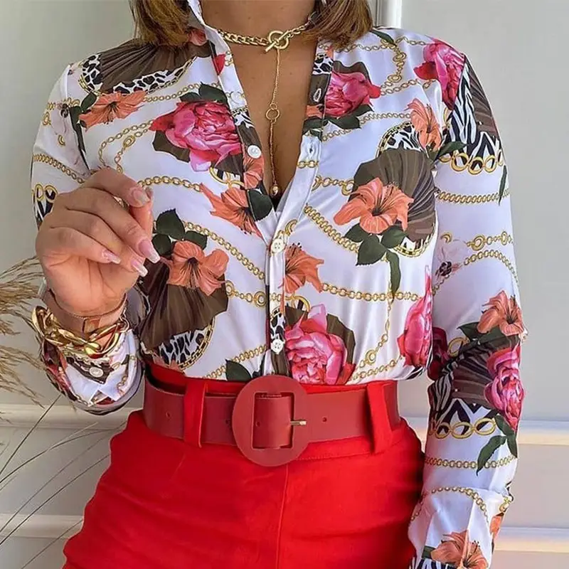 Pink Floral Cross-Border Women's Top with Shorts Set - Image 7