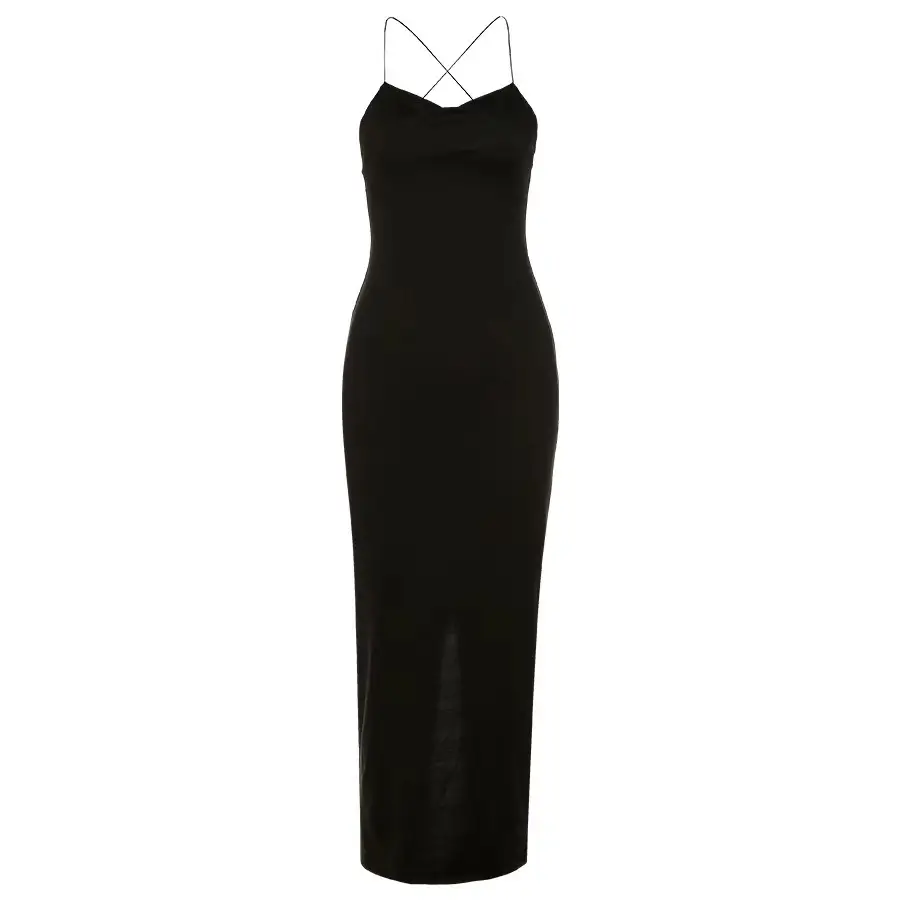 European American Cross-Border Backless Slim Fit Dress for Women — feature 17
