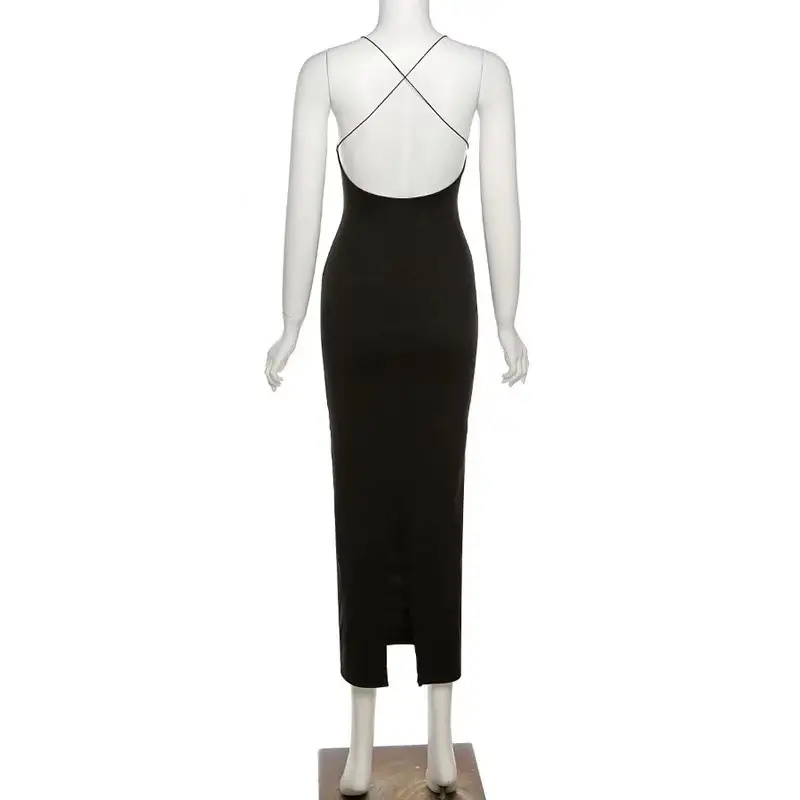 European American Cross-Border Backless Slim Fit Dress for Women — feature 20