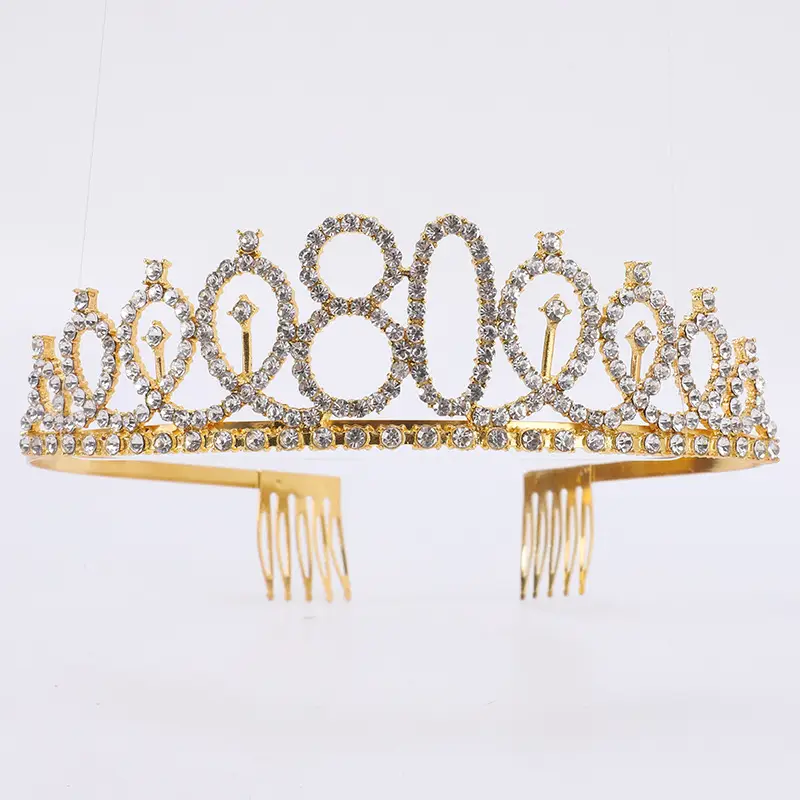 18th Birthday Crown Headband with Ribbon & Safety Pin - Image 10