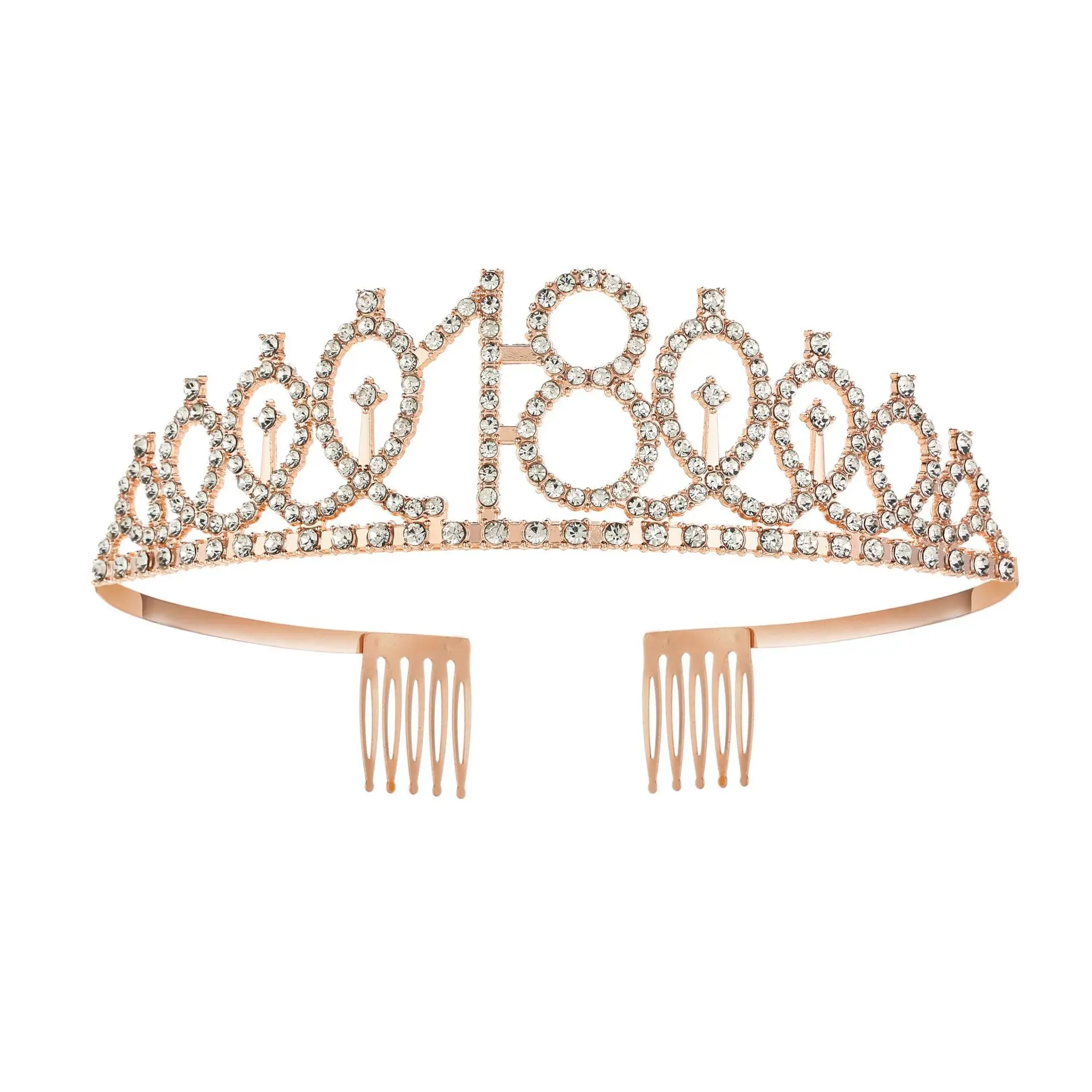 18th Birthday Crown Headband with Ribbon & Safety Pin - Image 12