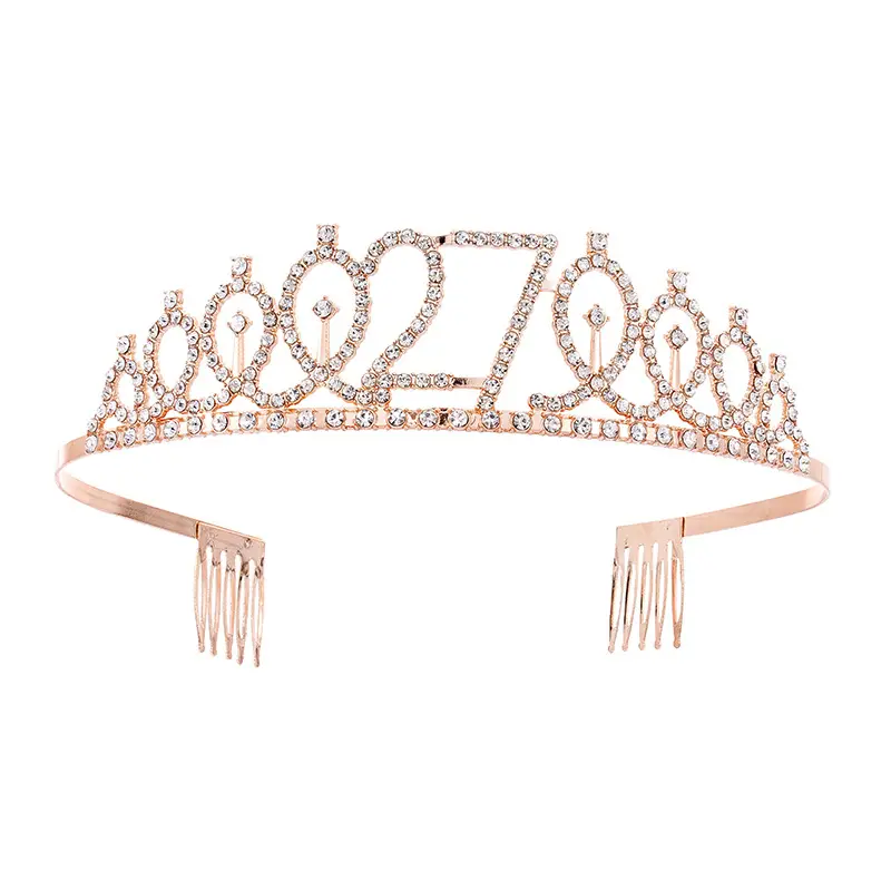 18th Birthday Crown Headband with Ribbon & Safety Pin - Image 19